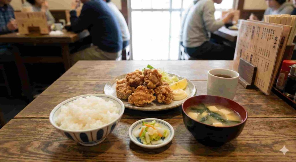 Taishu Shokudo BEETLE Harajuku cheap lunch set meal